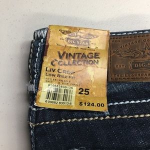 Big Star vintage capris.  Size 25   New with tags